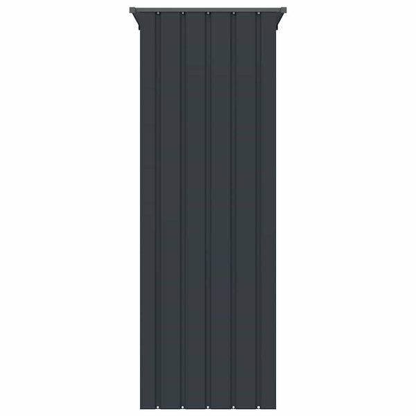 vidaXL Aviary Anthracite 115x78x200 cm Galvanized Steel