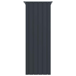 vidaXL Aviary Anthracite 215x78x200 cm Galvanized Steel