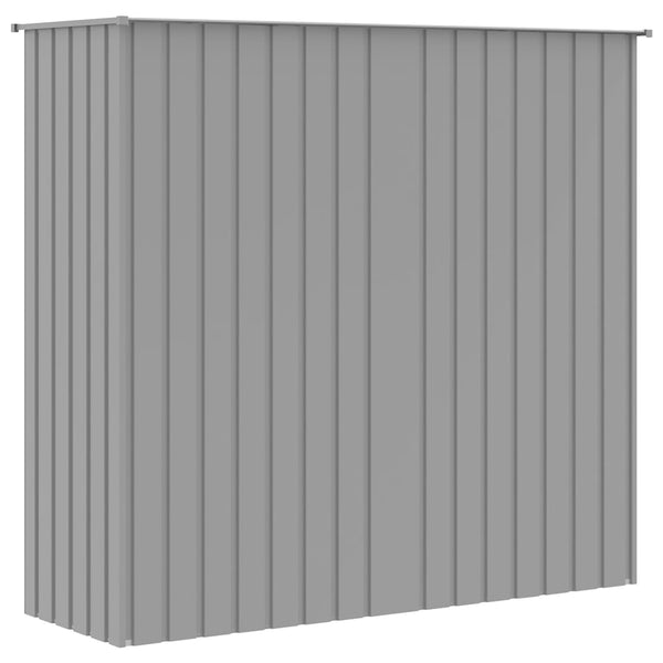 vidaXL Aviary Gray 215x78x200 cm Galvanized Steel