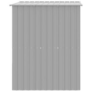 vidaXL Dog Kennel with Roof Light Grey 165x153x181 cm Galvanised Steel