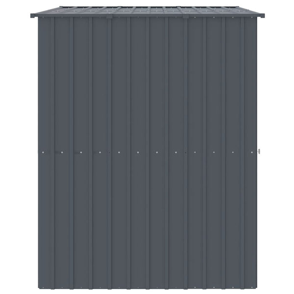 vidaXL Dog Kennel with Roof Anthracite 214x153x181 cm Galvanized Steel
