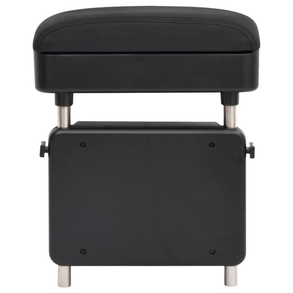 vidaXL Car Armrest Universal Black 23x8x(30-38) cm ABS