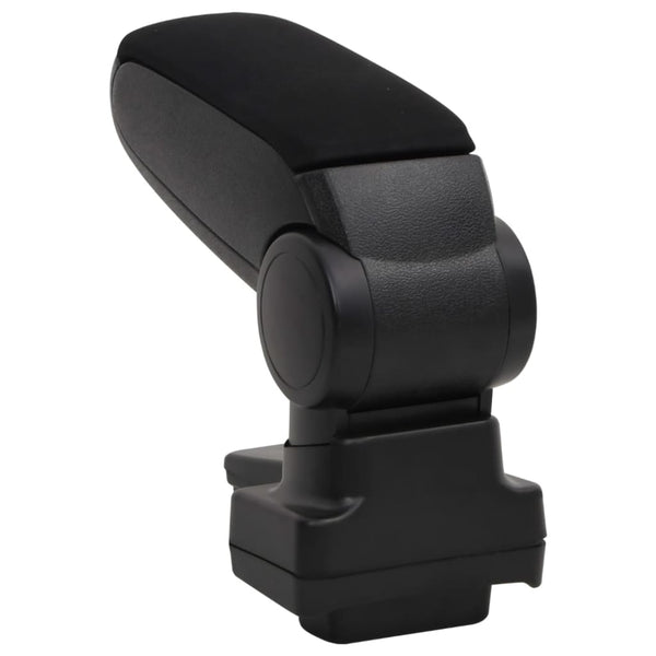 vidaXL Car Armrest Black 14.5x32x(27-46) cm ABS