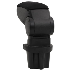 vidaXL Car Armrest Black 13.5x32.5x(31-46.5) cm ABS