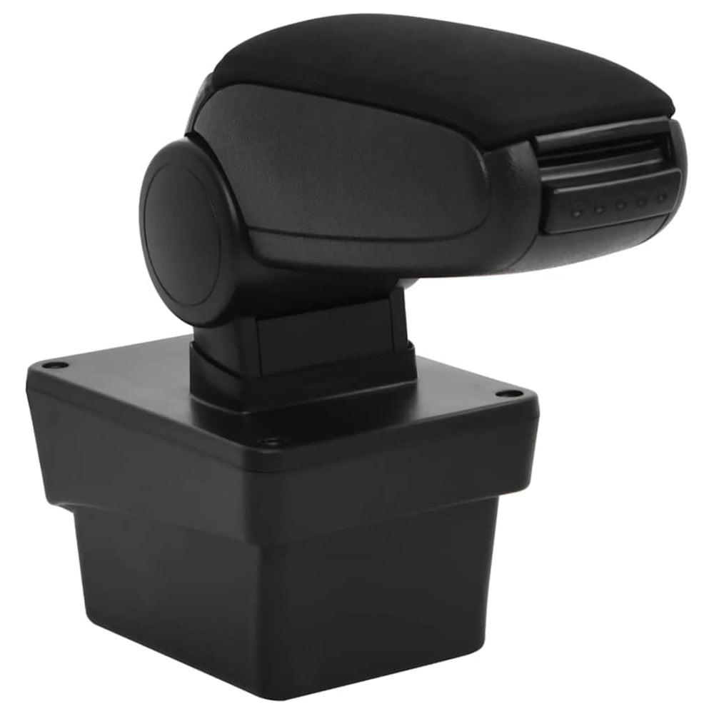 vidaXL Car Armrest Black 17x40x(31-49) cm ABS