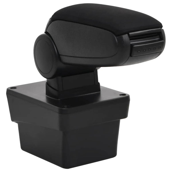 vidaXL Car Armrest Black 17x40x(31-49) cm ABS