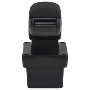 vidaXL Car Armrest Black 17x40x(31-49) cm ABS