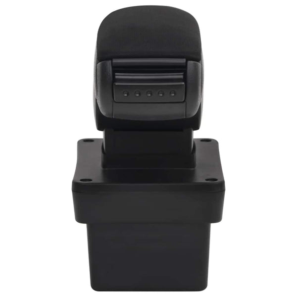 vidaXL Car Armrest Black 17x40x(31-49) cm ABS