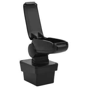 vidaXL Car Armrest Black 17x40x(31-49) cm ABS