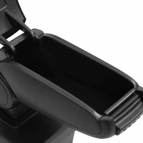 vidaXL Car Armrest Black 17x40x(31-49) cm ABS