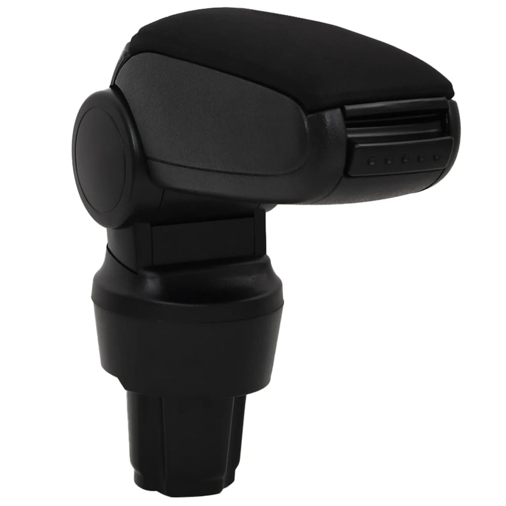 vidaXL Car Armrest Black 13x33x(33-49) cm ABS