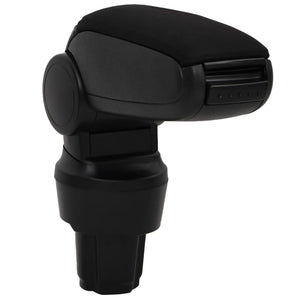 vidaXL Car Armrest Black 13x33x(33-49) cm ABS