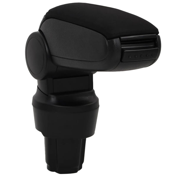 vidaXL Car Armrest Black 13x33x(33-49) cm ABS