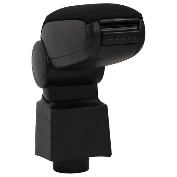 vidaXL Car Armrest Black 12x34x(35-47) cm ABS