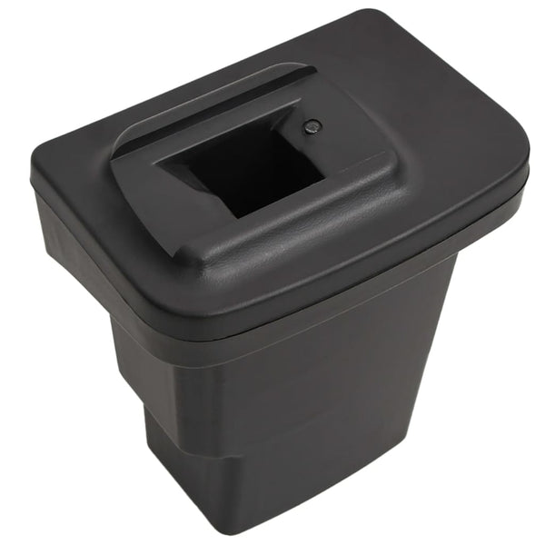 vidaXL Car Armrest Black 17x32x(37-53) cm ABS
