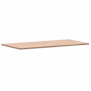 vidaXL Table Top 80x40x1.5 cm Rectangular Solid Beech Wood