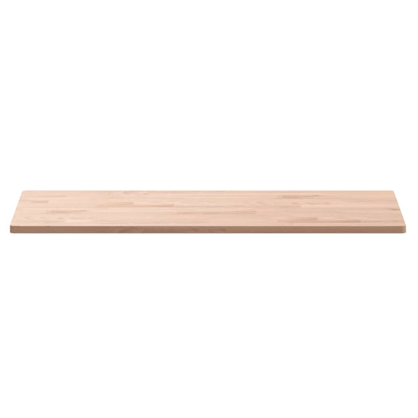 vidaXL Table Top 80x40x1.5 cm Rectangular Solid Beech Wood