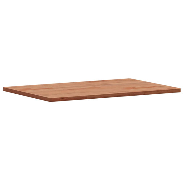 vidaXL Tabletop 60x40x1.5 cm Rectangular Solid Beech Wood