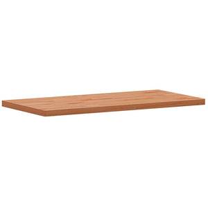 vidaXL Tabletop 80x40x2.5 cm Rectangular Solid Beech Wood