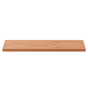 vidaXL Tabletop 80x40x2.5 cm Rectangular Solid Beech Wood