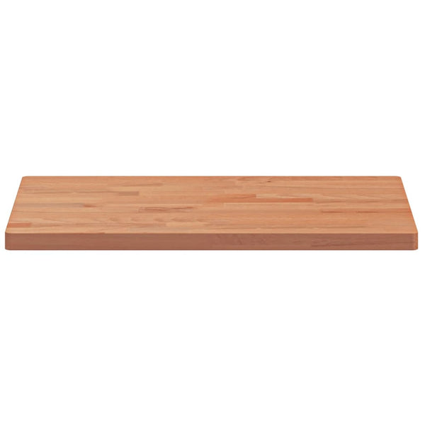 vidaXL Tabletop 60x40x2.5 cm Rectangular Solid Beech Wood