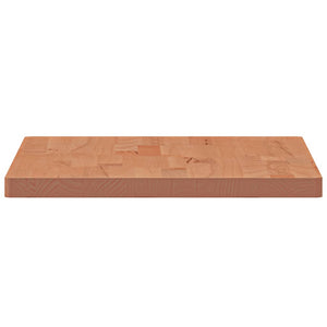 vidaXL Tabletop 60x40x2.5 cm Rectangular Solid Beech Wood
