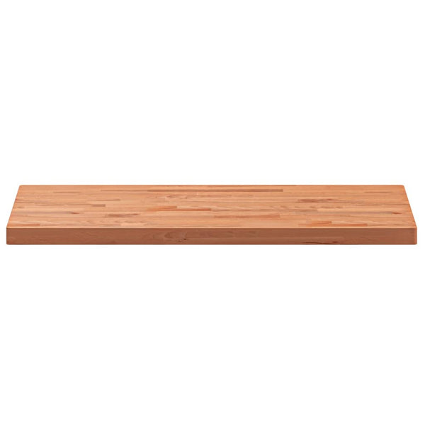 vidaXL Tabletop 100x50x4 cm Rectangular Solid Beech Wood