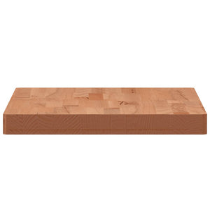 vidaXL Tabletop 60x40x4 cm Rectangular Solid Beech Wood