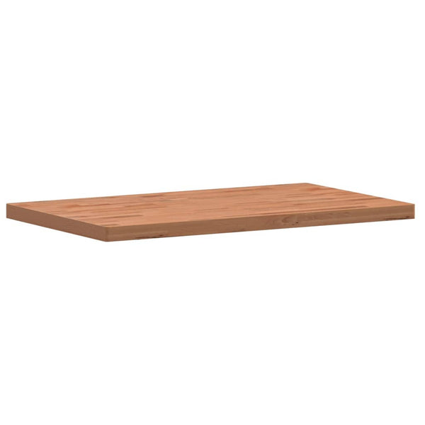 vidaXL Tabletop 100x60x4 cm Rectangular Solid Beech Wood