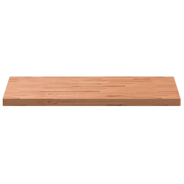 vidaXL Tabletop 100x60x4 cm Rectangular Solid Beech Wood