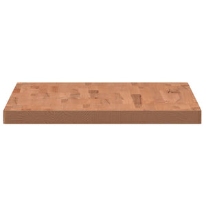 vidaXL Tabletop 100x60x4 cm Rectangular Solid Beech Wood