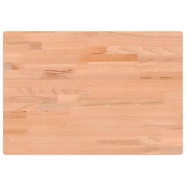 vidaXL Workbench 80x55x81.5 cm Solid Beech Wood and Metal