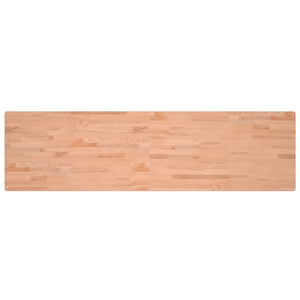 vidaXL Workbench 200x55x81.5 cm Solid Beech Wood and Metal