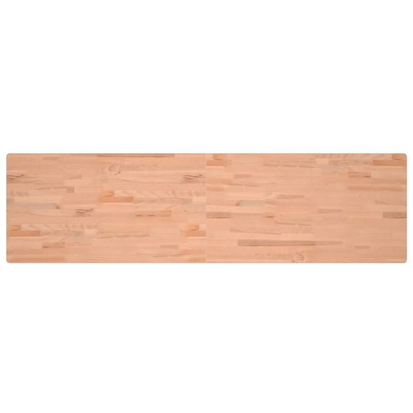 vidaXL Workbench 200x55x81.5 cm Solid Beech Wood and Metal