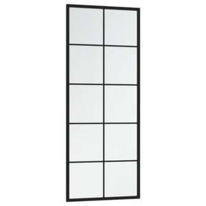vidaXL Wall Mirror 2 pcs. Black 100x40 cm Metal