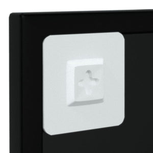 vidaXL Wall Mirror 2 pcs. Black 100x40 cm Metal