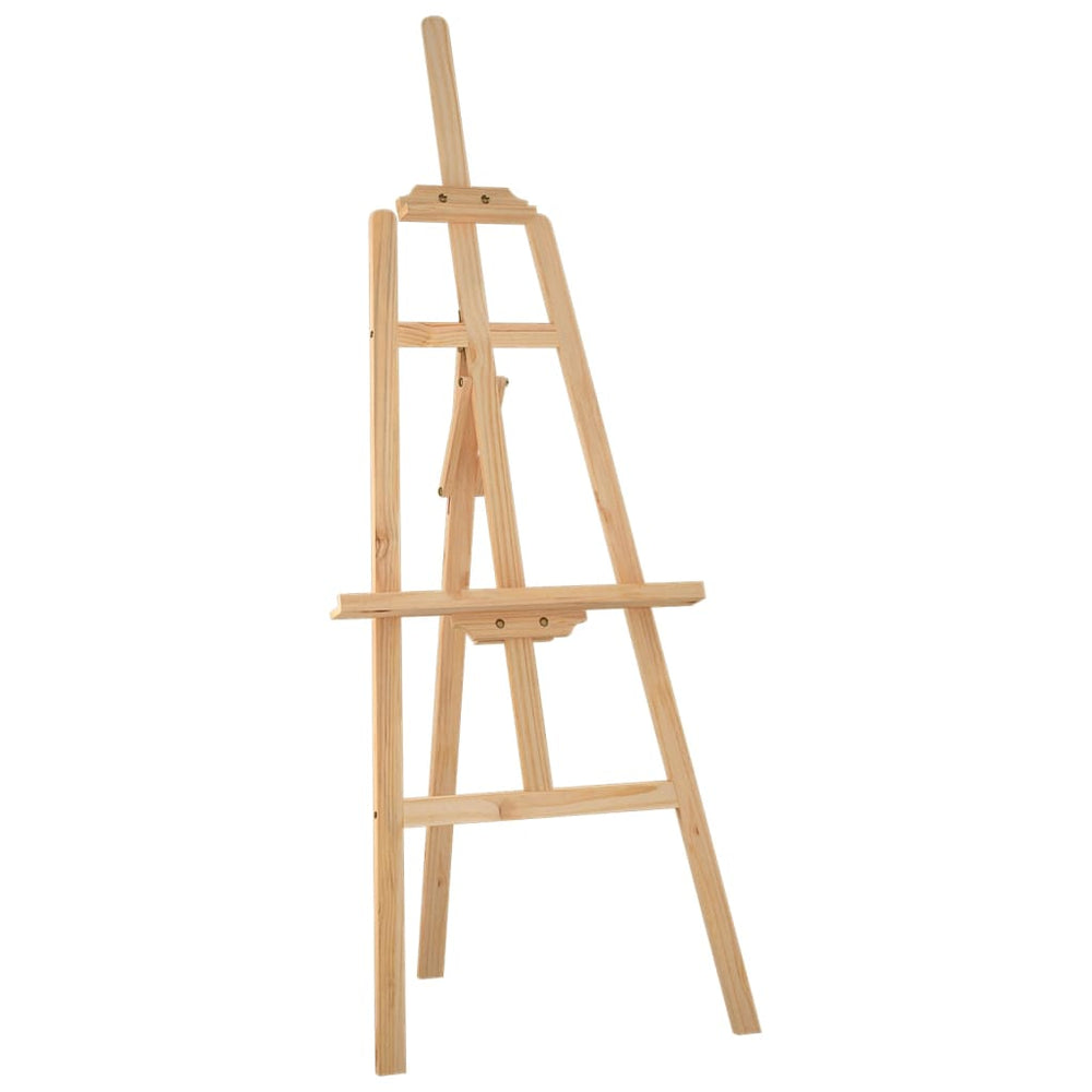 vidaXL Easel 53.5x95x127 cm Solid Pine Wood