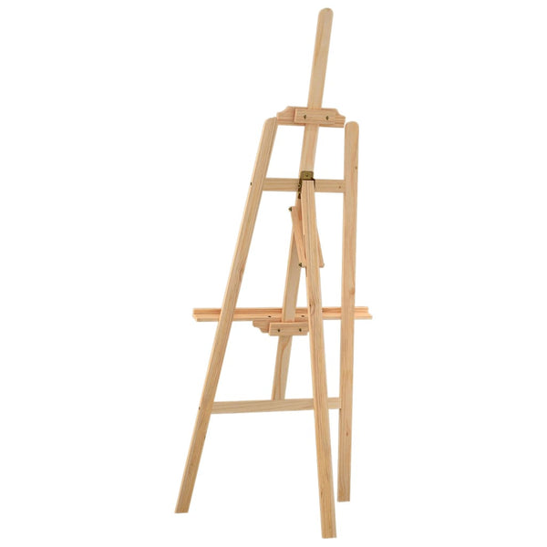 vidaXL Easel 53.5x95x127 cm Solid Pine Wood