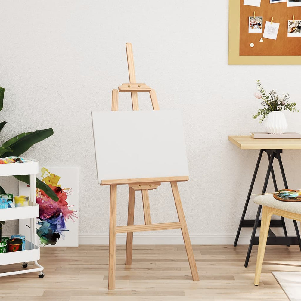 vidaXL Easel 53.5x95x127 cm Solid Pine Wood