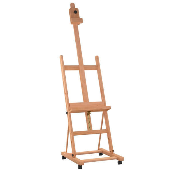 vidaXL Easel 55x53.5x178 cm Solid Beech Wood