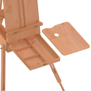 vidaXL Easel 81x121x173 cm Solid Beech Wood