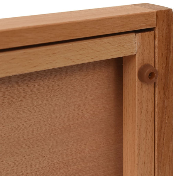 vidaXL Tabletop Easel 65x48x7 cm Solid Beechwood