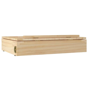 vidaXL Tabletop Easel with Drawer 33.5x25.5x7 cm Solid Pine Wood