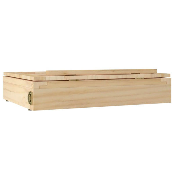 vidaXL Tabletop Easel with Drawer 33.5x25.5x7 cm Solid Pine Wood