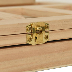vidaXL Tabletop Easel with Drawer 33.5x25.5x7 cm Solid Pine Wood