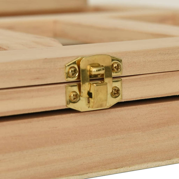 vidaXL Tabletop Easel with Drawer 33.5x25.5x7 cm Solid Pine Wood