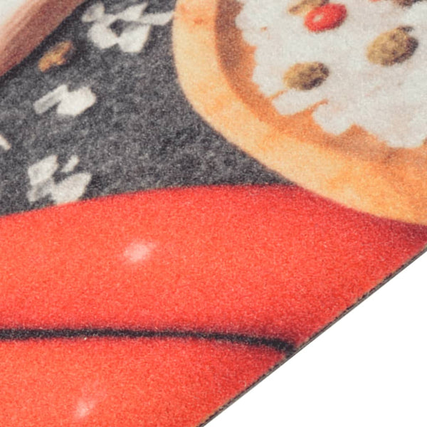 vidaXL Kitchen Runner Washable Vegetables 60x300 cm Velvet