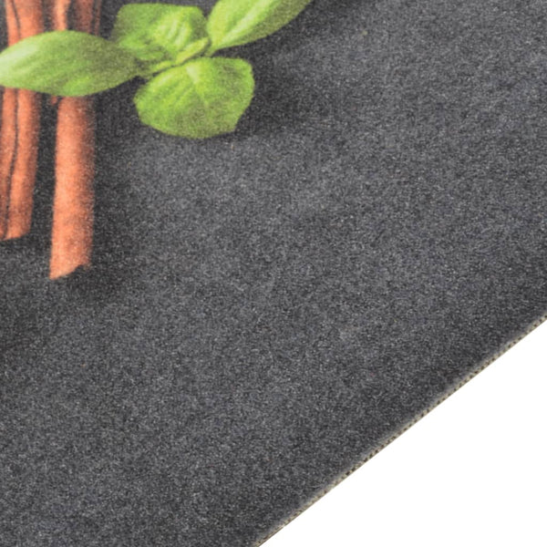 vidaXL Washable Kitchen Runner Spices 60x180 cm Velvet