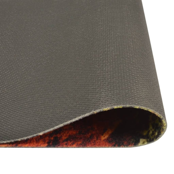 vidaXL Washable Kitchen Runner Spoons & Spices 45x150 cm Velvet