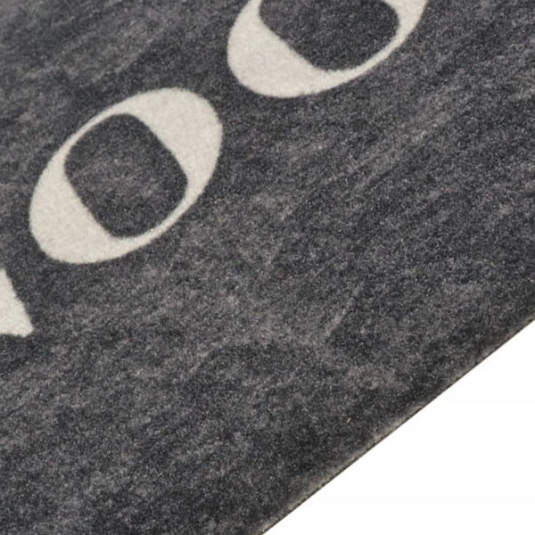 vidaXL Kitchen Runner Washable Cooking Black 45x150 cm Velvet